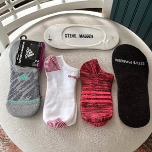Adidas Superlite Climalite Compression & S Madden No Show Socks